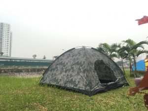 Lều du lịch rằn ri 4 người 2 lớp chất lượng cao tại HN, HCM